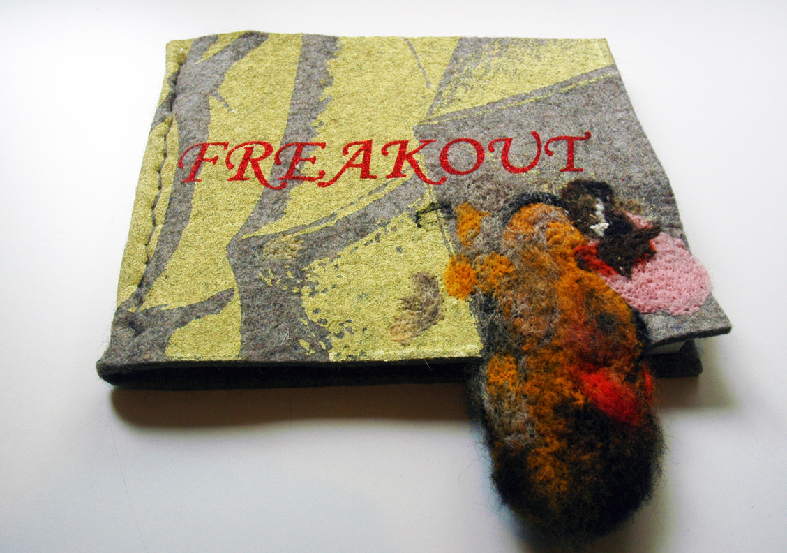 Felted wool cover of Freakout.